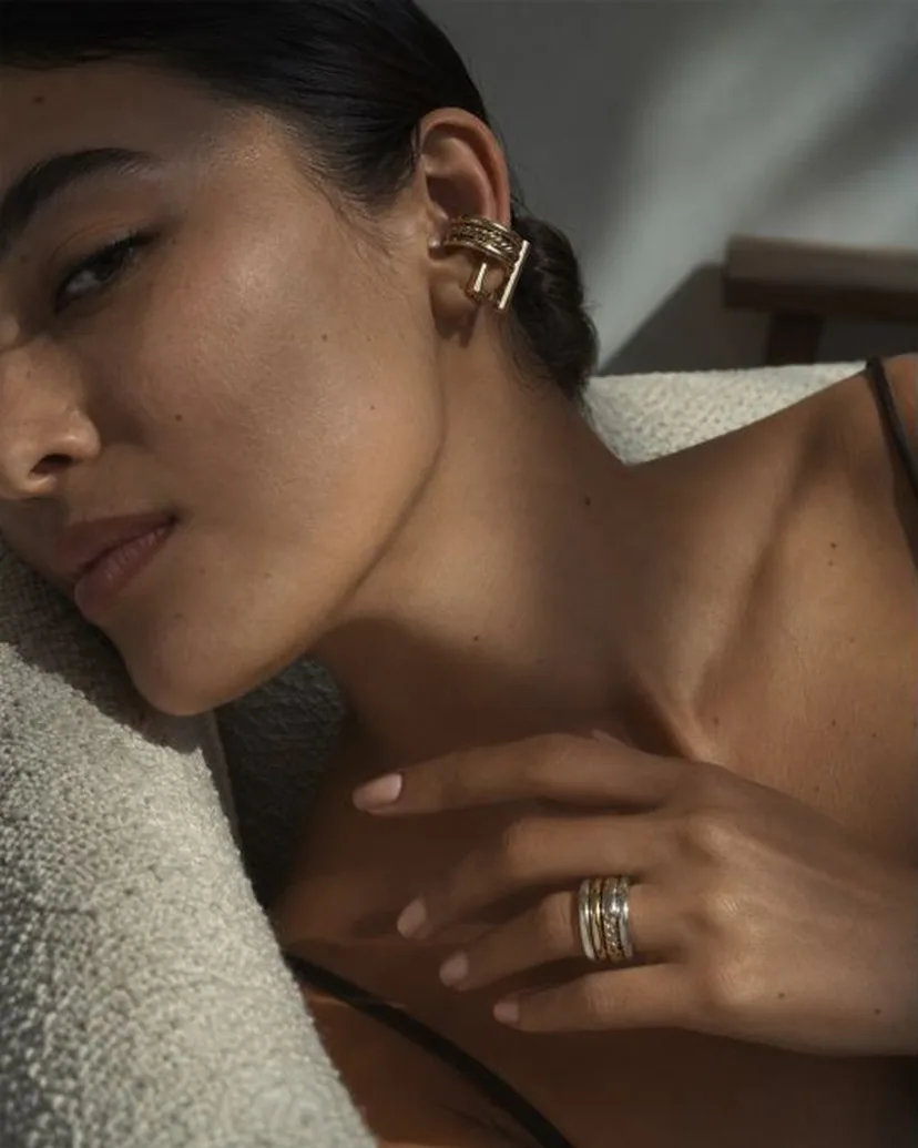 self care jewelry low-energy kit with press-on nails and ring anchor